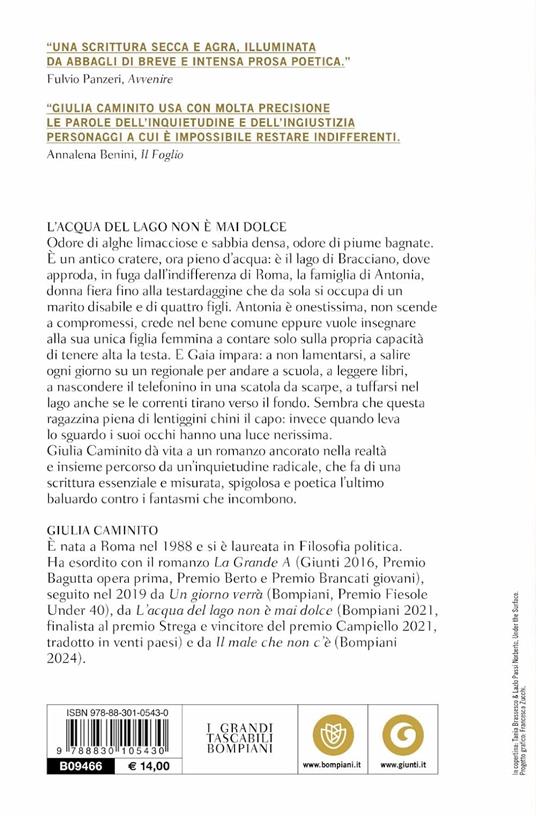 L'acqua del lago non è mai dolce - Giulia Caminito - 2