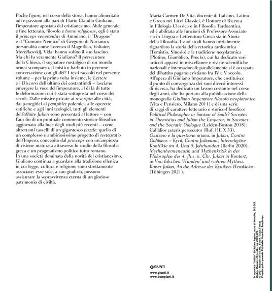 Lettere e discorsi. Testo greco a fronte - Giuliano l'Apostata - 3