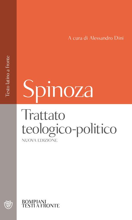 Trattato teologico-politico. Testo latino a fronte - Baruch Spinoza - copertina
