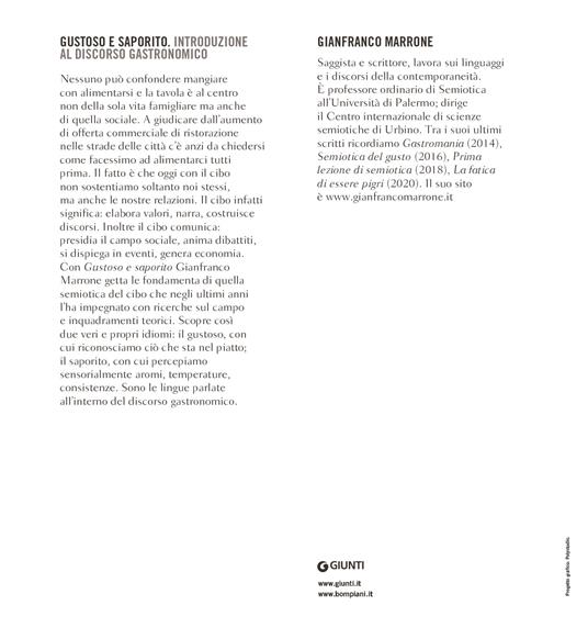 Gustoso e saporito. Introduzione al discorso gastronomico - Gianfranco Marrone - 3