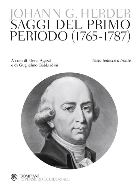 Saggi del primo periodo (1765-1787). Testo tedesco a fronte. Ediz. bilingue - Johann Gottfried Herder - copertina