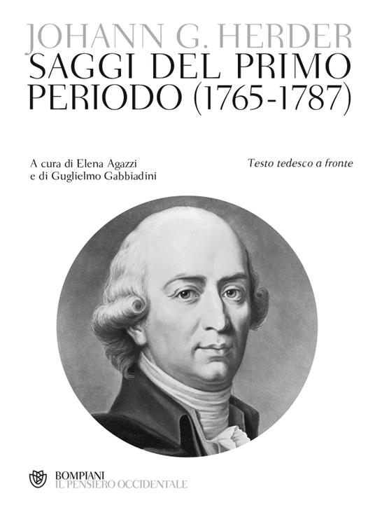 Saggi del primo periodo (1765-1787). Testo tedesco a fronte. Ediz. bilingue - Johann Gottfried Herder - copertina