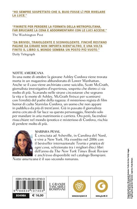 Notte americana - Marisha Pessl - 2