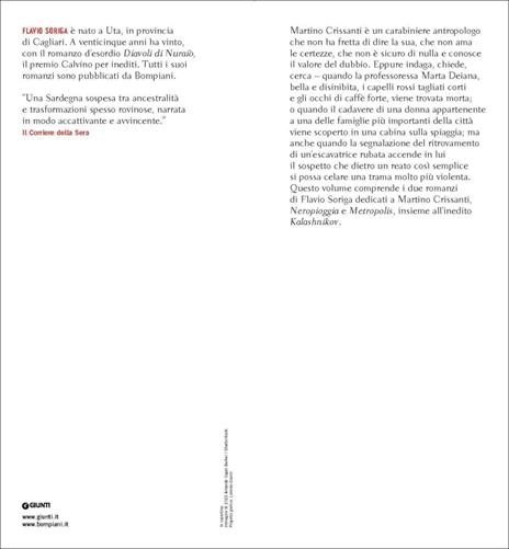 Sardinia noir. Tre casi per Martino Crissanti - Flavio Soriga - 2