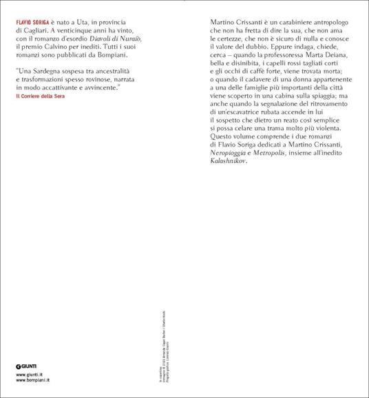 Sardinia noir. Tre casi per Martino Crissanti - Flavio Soriga - 2