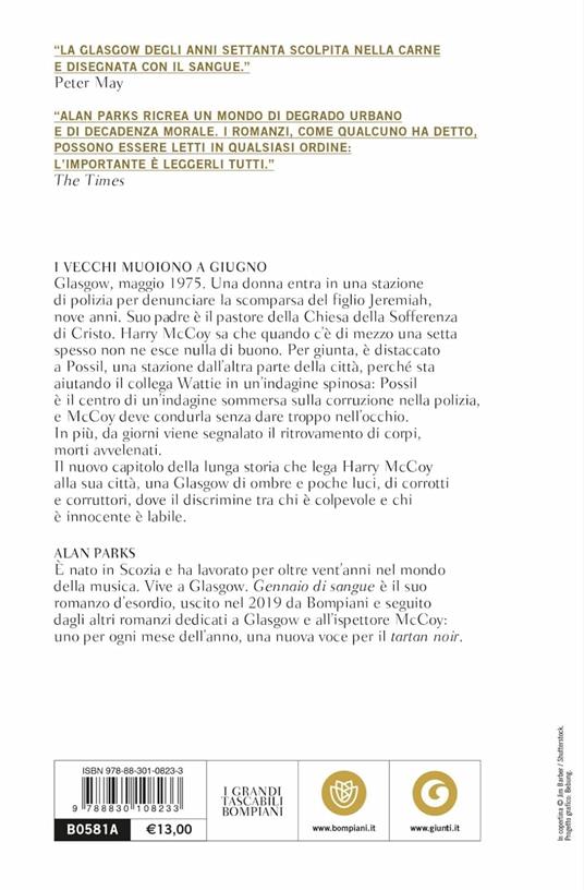 I vecchi muoiono a giugno - Alan Parks - 2