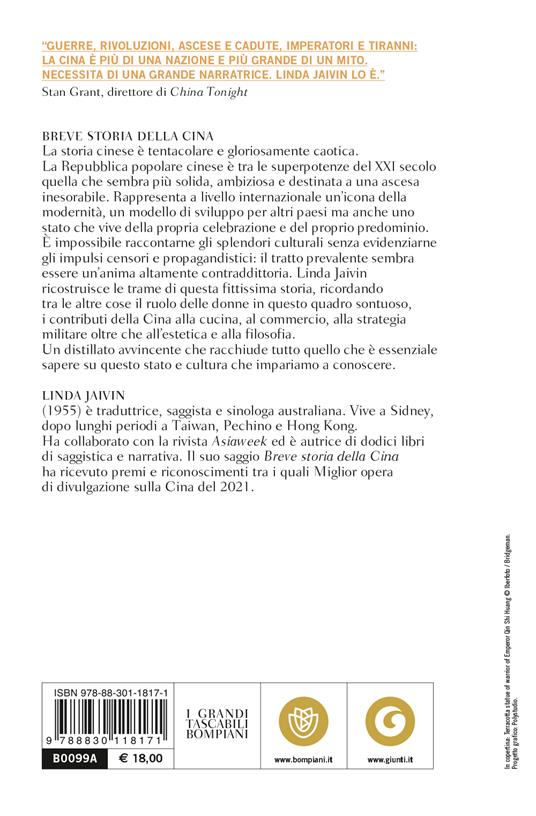 Breve storia della Cina - Linda Jaivin - 2