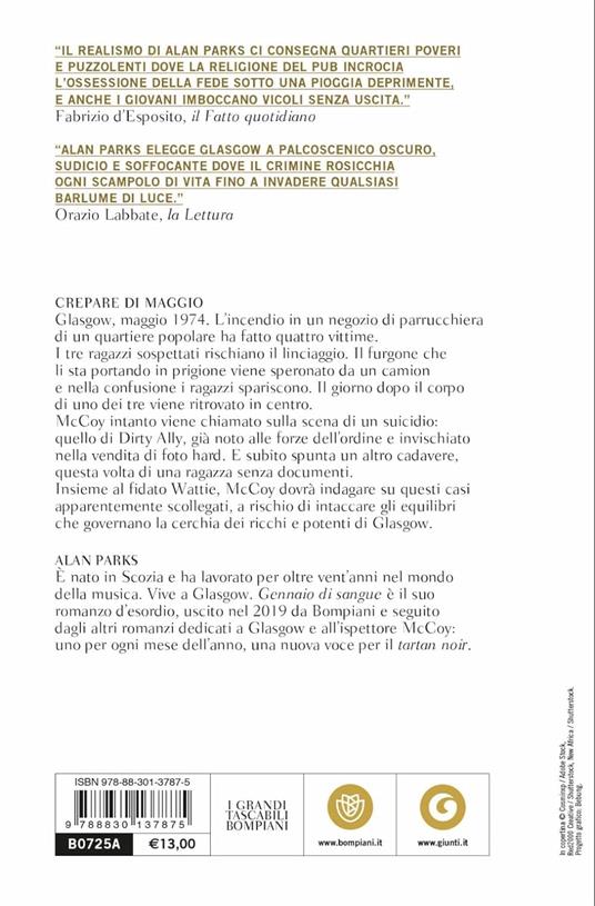 Crepare di maggio - Alan Parks - 2