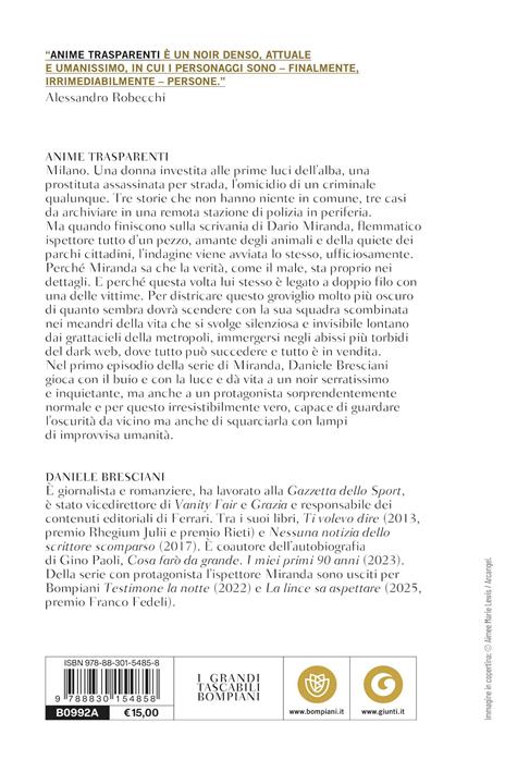 Anime trasparenti. La prima indagine dell'ispettore Miranda - Daniele Bresciani - 2