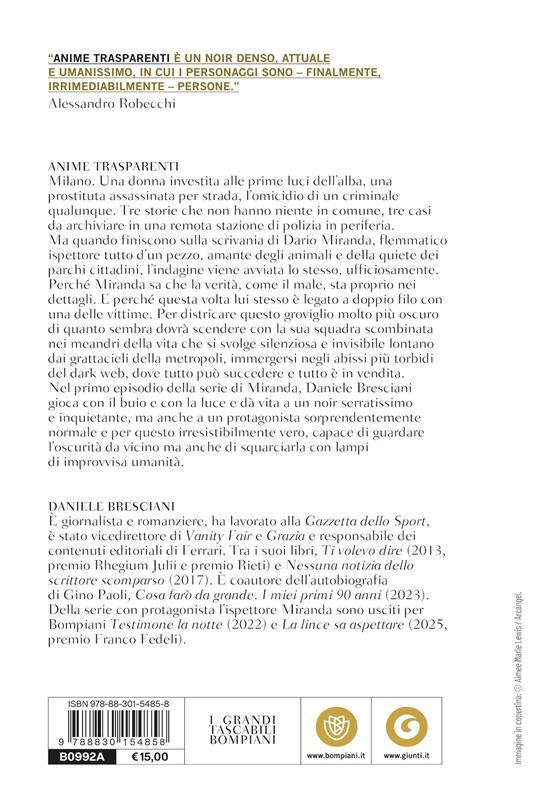 Anime trasparenti. La prima indagine dell'ispettore Miranda - Daniele Bresciani - 2