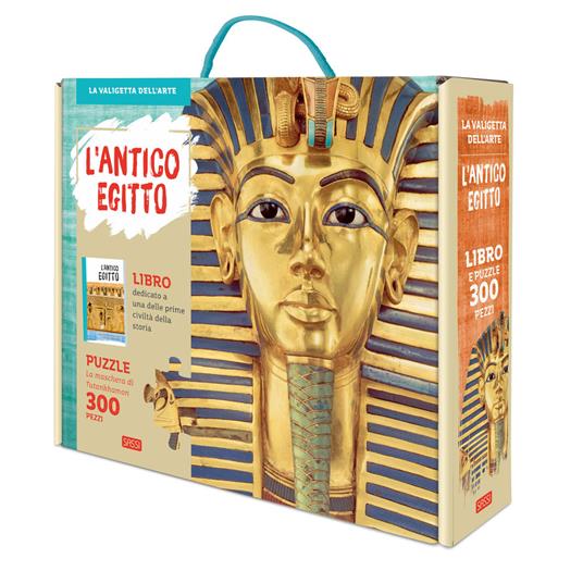 L' antico Egitto: la maschera di Tutankhamon. La valigetta dell'arte. Ediz. a colori. Con puzzle - Irena Trevisan - copertina
