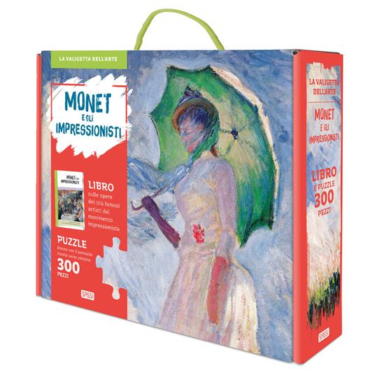Monet e gli impressionisti. La valigetta dell'arte. Ediz. a colori. Con puzzle - Valentina Bonaguro - copertina