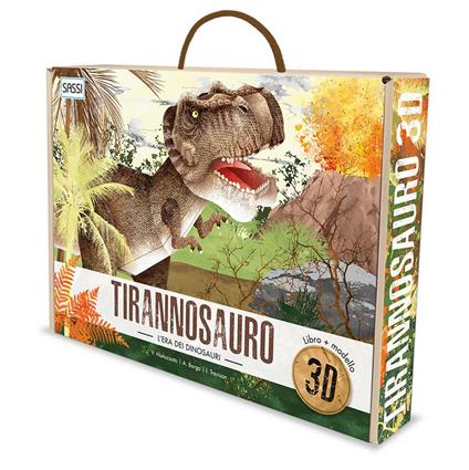 L' era dei dinosauri. Il tirannosauro 3D. Con Giocattolo - Irena Trevisan,Alberto Borgo,Valentina Manuzzato - copertina