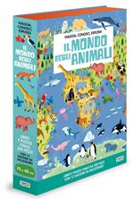 Il mondo degli animali. Viaggia, conosci, esplora. Ediz. a colori. Con puzzle