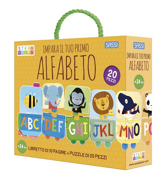 Impara il tuo primo alfabeto. Ediz. a colori. Con puzzle - Matteo Gaule - copertina