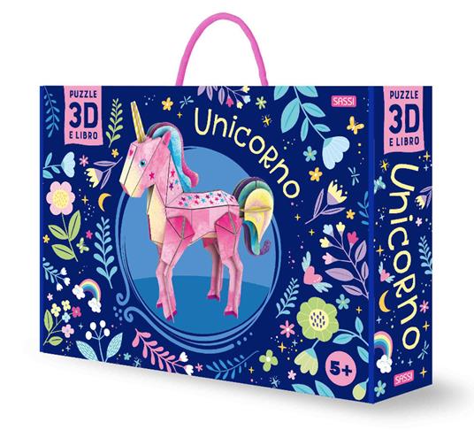 Unicorno 3D. Ediz. a colori. Con gadget - Nadia Fabris,Giulia Pesavento - copertina
