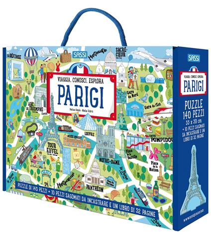 Parigi. Viaggia, conosci, esplora. Ediz. a colori. Con puzzle - Matteo Gaule,Nadia Fabris,Irena Trevisan - copertina