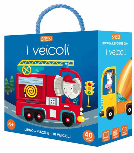 I veicoli. Q-box. Ediz. a colori. Con puzzle - Giulia Pesavento,Nadia Fabris - copertina