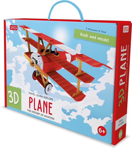 3D Plane. The History of Aviation. Travel, Learn and Explore. Ediz. a colori. Con modellino 3D - Ester Tomè,Valentina Manuzzato - copertina