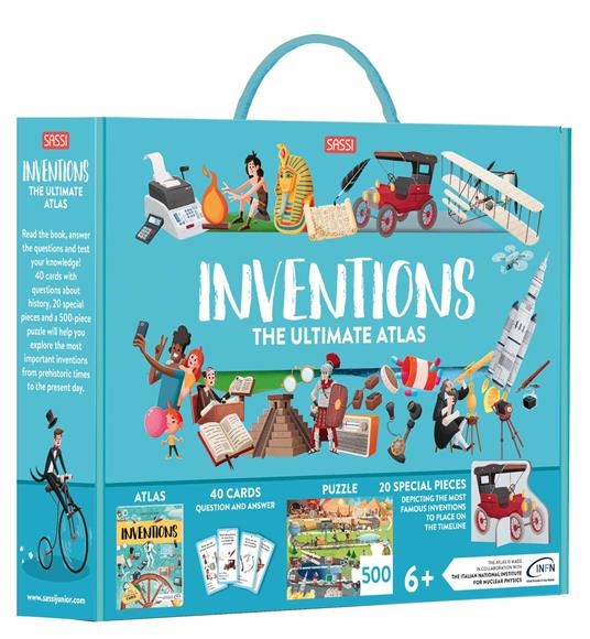 Inventions. The ultimate atlas. Ediz. a colori. Con puzzle - Ester Tomè - copertina