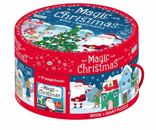 Magic Christmas. Round box. Ediz. a colori. Con puzzle - Matteo Gaule,Giulia Pesavento - copertina