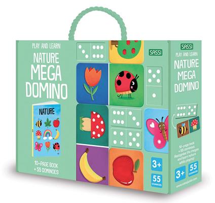 Nature. Mega-domino. Ediz. a colori. Con tessere domino - Matteo Gaule,Valentina Bonaguro - copertina