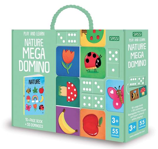 Nature. Mega-domino. Ediz. a colori. Con tessere domino - Matteo Gaule,Valentina Bonaguro - copertina