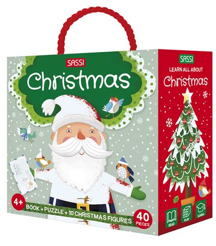 Christmas. Q-box. Ediz. a colori. Con 10 Christmas figures. Con puzzle - Matteo Gaule - copertina
