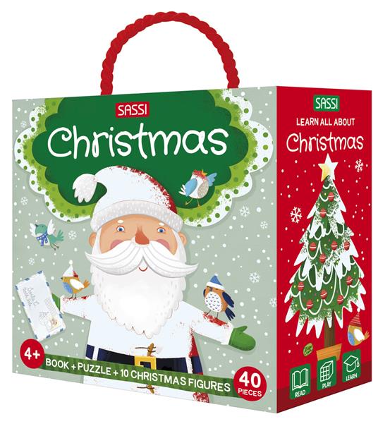 Christmas. Q-box. Ediz. a colori. Con 10 Christmas figures. Con puzzle - Matteo Gaule - copertina