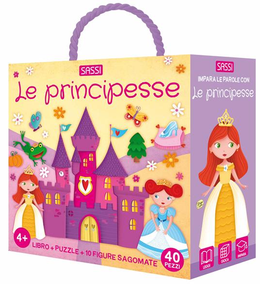 Le principesse. Q-box. Ediz. a colori. Con 10 figure sagomate. Con puzzle - Matteo Gaule - copertina