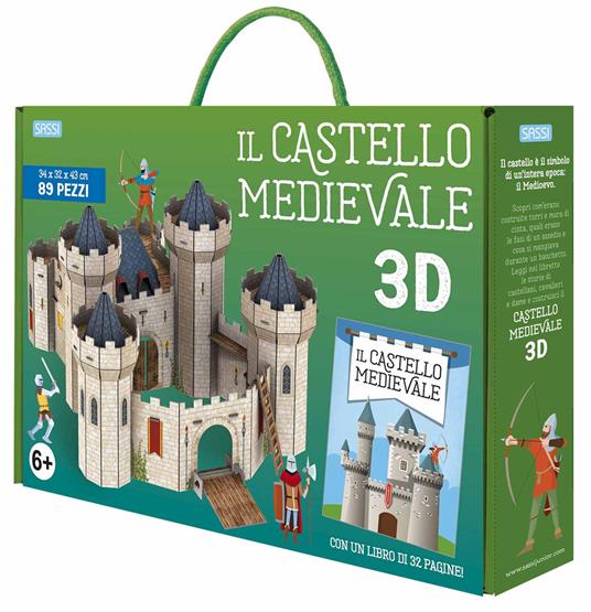 Il castello medievale 3D. Nuova ediz. Con modellino - Matteo Gaule,Irena Trevisan,Francesco Legimi - copertina