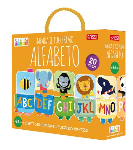 Impara il tuo primo alfabeto. Ediz. a colori. Con puzzle - Matteo Gaule - copertina