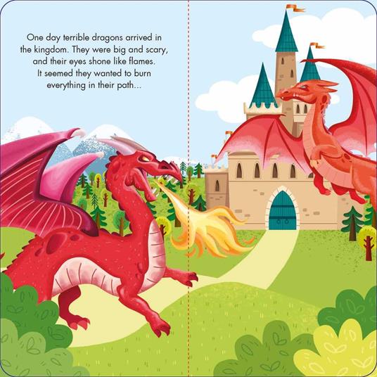 Knights and dragons. Fantasy book and puzzle. Ediz. a colori. Con puzzle - 4