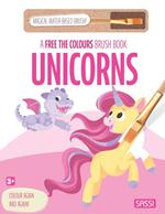 Unicorns. A free the colours brush book. Con magical water-based brush