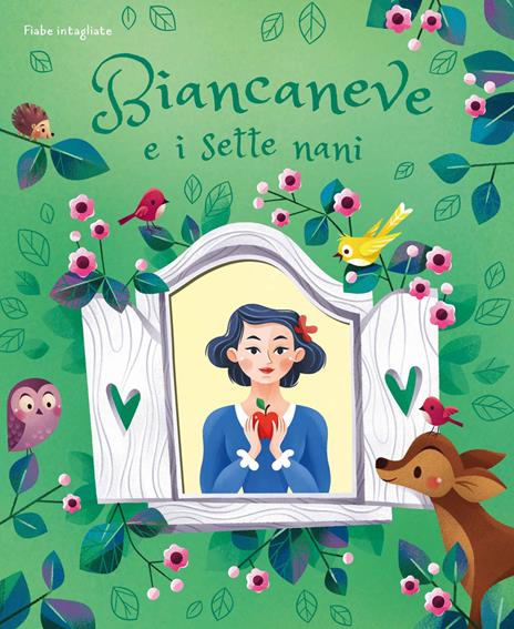 Biancaneve e i sette nani. Fiabe intagliate. Ediz. a colori - Ester Tomè - copertina