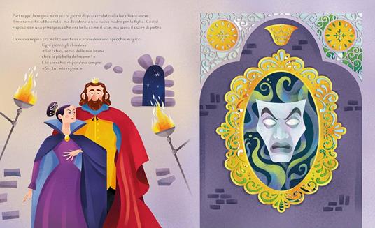 Biancaneve e i sette nani. Fiabe intagliate. Ediz. a colori - Ester Tomè - 2