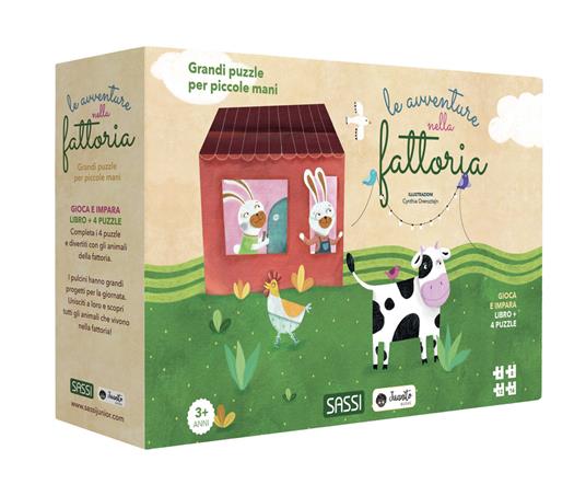 Le avventure nella fattoria. Gioca e impara. Ediz. illustrata. Con puzzle - Pamela Altieri - copertina