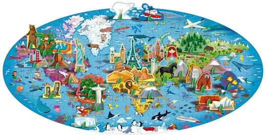 The Earth. Travel, learn and explore. Nuova ediz. Con oval puzzle. Con 32 special figures. Con Poster - Ester Tomè - 3