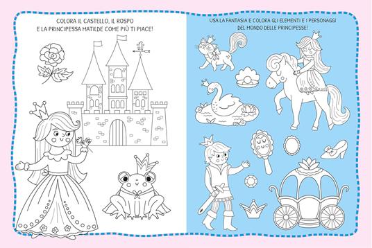 Le principesse. Mega box arts & crafts. Ediz. a colori. Con 4 fondali. Con 6 modelli 3D - 4