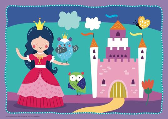 Le principesse. Mega box arts & crafts. Ediz. a colori. Con 4 fondali. Con 6 modelli 3D - 5