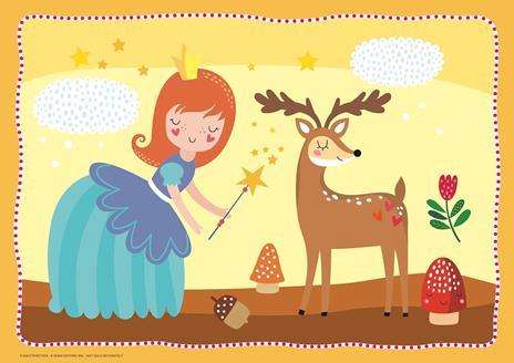 Le principesse. Mega box arts & crafts. Ediz. a colori. Con 4 fondali. Con 6 modelli 3D - 6