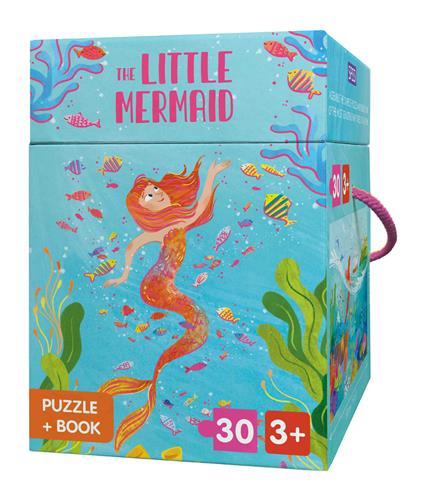 The little mermaid. Puzzle and book. Ediz. a colori. Con puzzle - Roberta Marcolin,Giulia Dragone - copertina