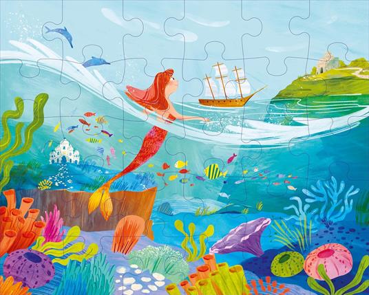 The little mermaid. Puzzle and book. Ediz. a colori. Con puzzle - Roberta Marcolin - 6