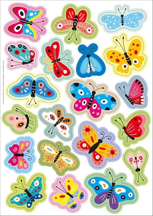 Le farfalle. Mega box arts & crafts. Ediz. a colori. Con gadget - 5
