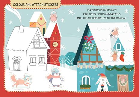 Christmas. My first activities arts & crafts. Ediz. a colori. Con 200 decals. Con 4 scenes. Con stickers - 3