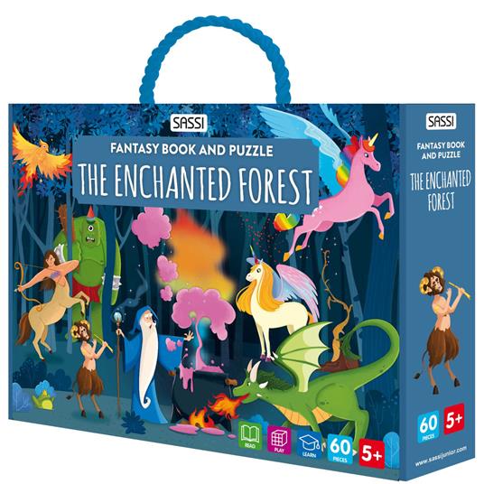 Enchanted forest. Fantasy book and puzzle. Ediz. a colori. Con puzzle - copertina