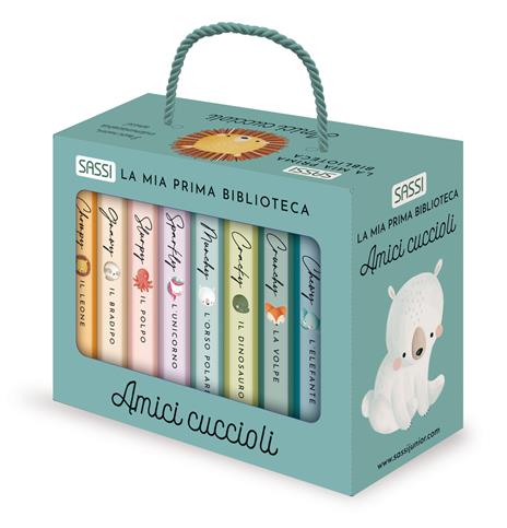 Amici cuccioli. La mia prima biblioteca - Roberta Marcolin - copertina