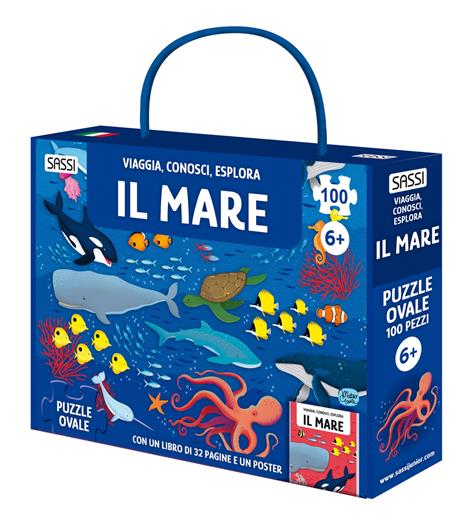 Il mare. Viaggia, conosci, esplora. Con puzzle. Con Poster - Matteo Gaule,Giulia Pesavento - copertina
