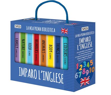 La mia prima biblioteca. Imparo l'inglese - Roberta Marcolin - copertina