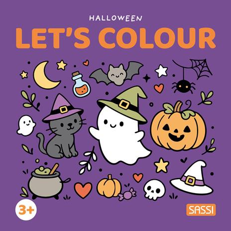 Halloween. Let's colour. Ediz. illustrata - copertina
